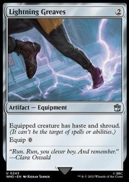 Beinschienen des Blitzes WHO-243 Uncommon Excellent Englisch Foil
