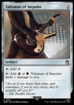 Talisman des Antriebs WHO-251 Uncommon Near Mint Englisch Foil