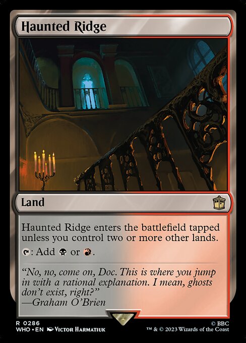 Haunted Ridge WHO-286 Rare Near Mint Englisch Foil