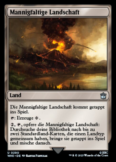 Mannigfaltige Landschaft WHO-290 Uncommon Near Mint Deutsch