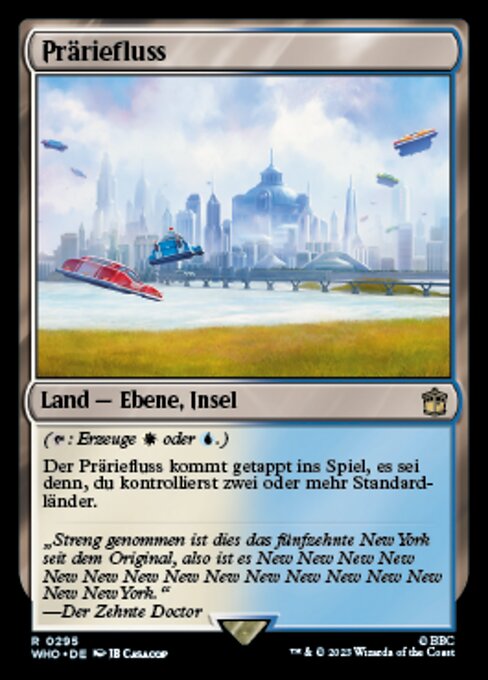 Präriefluss WHO-295 Rare Near Mint Deutsch