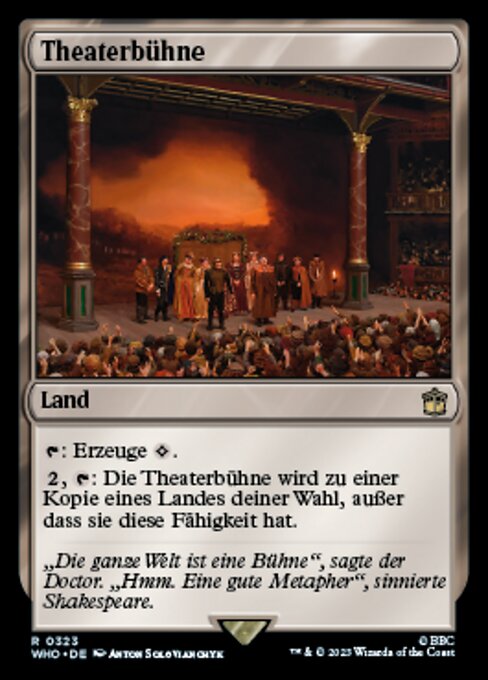 Theaterbühne WHO-323 Rare Near Mint Deutsch