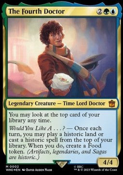 The Fourth Doctor WHO-2 Mythic Near Mint Englisch Foil