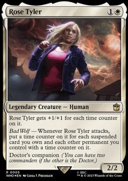 Rose Tyler WHO-5 Rare Near Mint Englisch Foil
