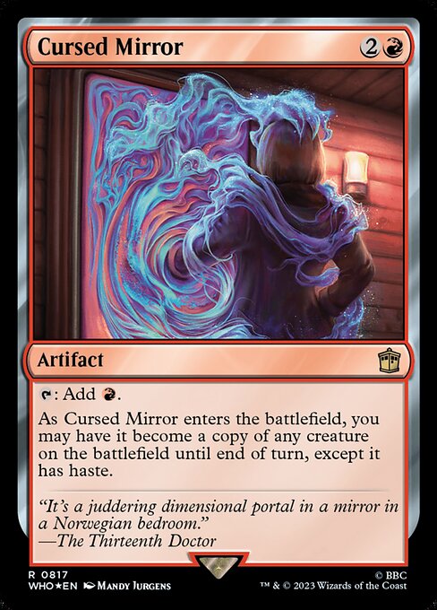 Cursed Mirror XWHO-817 Rare Excellent Englisch Foil