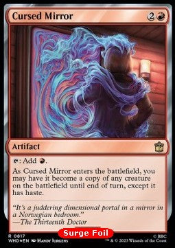 Cursed Mirror XWHO-817 Rare Near Mint Englisch Foil