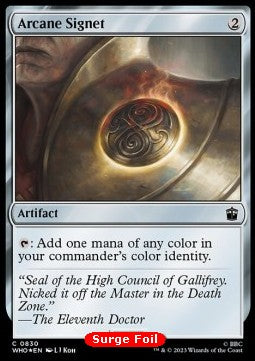 Arcane Signet XWHO-830 Common Near Mint Englisch Foil