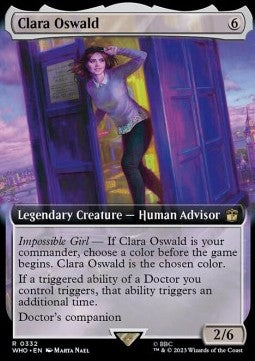 Clara Oswald XWHO-332 Rare Near Mint Englisch
