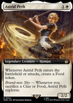 Astrid Peth (V.1) XWHO-334 Rare Excellent Englisch Foil