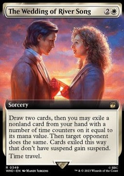 Die Hochzeit von River Song (V.1) XWHO-349 Rare Excellent Englisch Foil