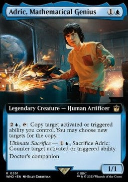Adric, Mathe-Genie (V.1) XWHO-351 Rare Near Mint Deutsch