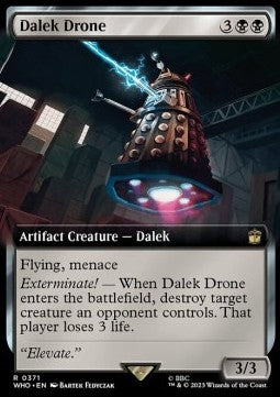 Dalek Drone XWHO-371 Rare Near Mint Englisch Foil