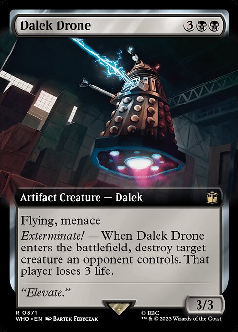 Dalek Drone XWHO-371 Rare Near Mint Englisch Foil