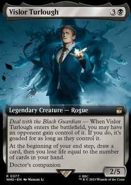 Vislor Turlough (V.1) XWHO-377 Rare Excellent Englisch Foil