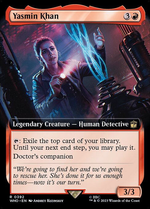 Yasmin Khan XWHO-392 Rare Excellent Englisch Foil