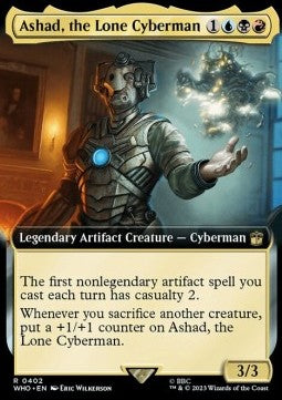 Ashad, einsamer Cyberman (V.1) XWHO-402 Rare Excellent Englisch