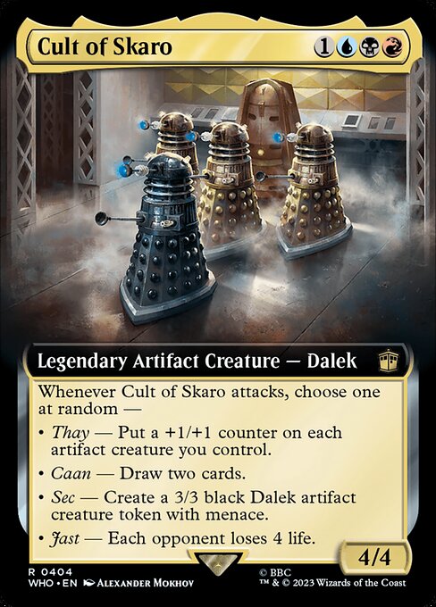 Cult of Skaro XWHO-404 Rare Near Mint Englisch
