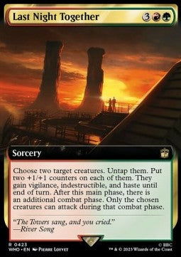 Last Night Together XWHO-423 Rare Near Mint Englisch Foil