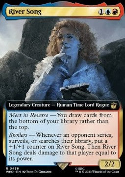 River Song (V.1) XWHO-436 Rare Near Mint Englisch Foil