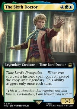 The Sixth Doctor XWHO-443 Rare Near Mint Englisch