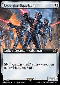 Cybermen-Schwadron (V.1) XWHO-457 Rare Excellent Englisch Foil