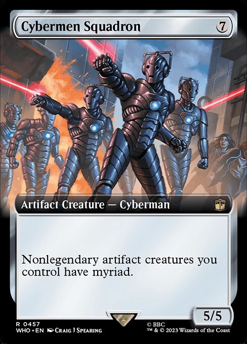 Cybermen-Schwadron (V.1) XWHO-457 Rare Excellent Englisch Foil
