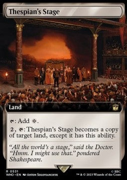 Theaterbühne (V.1) XWHO-531 Rare Excellent Deutsch Foil