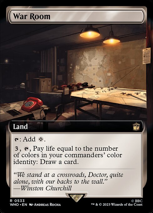 War Room XWHO-533 Rare Near Mint Englisch Foil