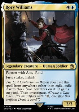 Rory Williams WHO-153 Rare Near Mint Deutsch