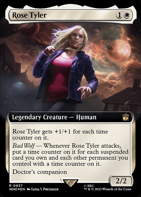 Rose Tyler XWHO-937 Rare Near Mint Englisch Foil