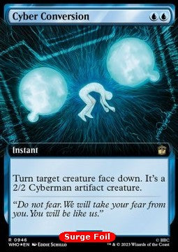 Cyber-Umwandlung (V.3) XWHO-946 Rare Near Mint Englisch Foil