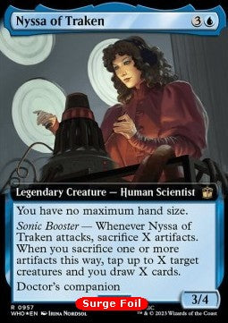 Nyssa of Traken XWHO-957 Rare Near Mint Englisch Foil
