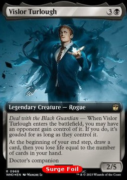 Vislor Turlough (V.3) XWHO-968 Rare Excellent Englisch Foil
