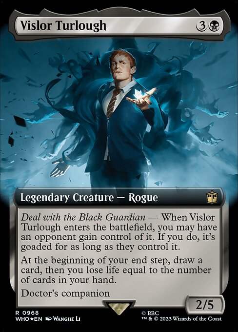 Vislor Turlough (V.3) XWHO-968 Rare Excellent Englisch Foil