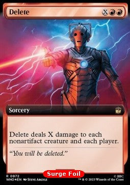 Delete XWHO-972 Rare Excellent Englisch Foil