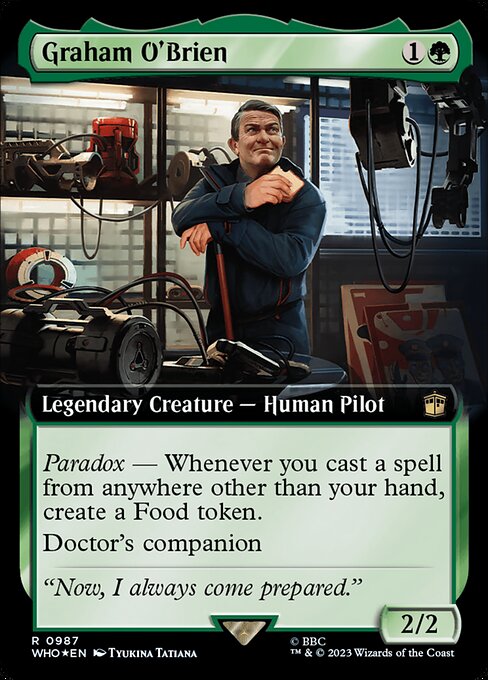 Graham O'Brien (V.3) XWHO-987 Rare Excellent Englisch Foil
