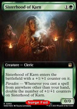 Schwesternschaft von Karn (V.3) XWHO-990 Rare Excellent Englisch Foil