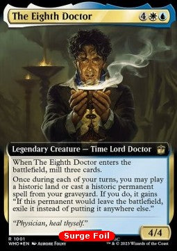 The Eighth Doctor XWHO-1001 Rare Near Mint Englisch Foil