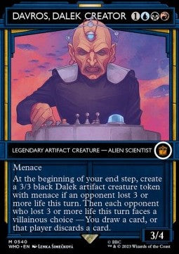 Davros, Dalek Creator XWHO-540 Mythic Near Mint Englisch Foil