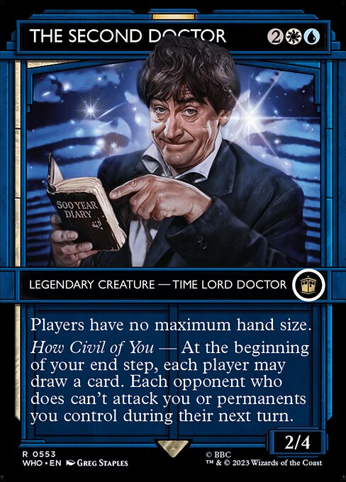Der Zweite Doctor (V.2) XWHO-553 Rare Near Mint Englisch Foil