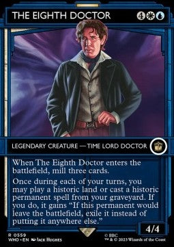 The Eighth Doctor (V.2) XWHO-559 Rare Excellent Englisch Foil