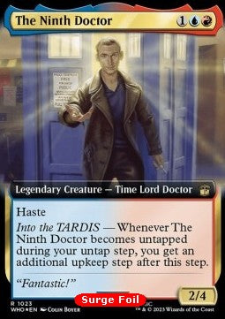 Der Neunte Doctor (V.4) XWHO-1023 Rare Excellent Englisch Foil