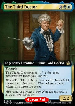 Der Dritte Doctor (V.4) XWHO-1038 Rare Near Mint Englisch Foil