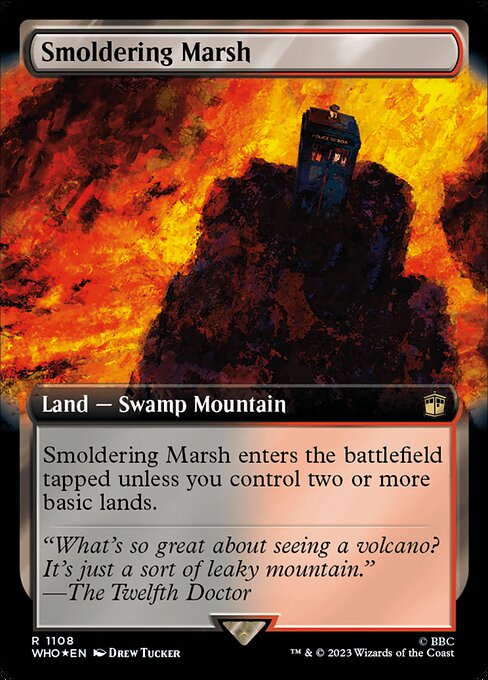 Schwelendes Marschland (V.3) XWHO-1108 Rare Near Mint Englisch Foil
