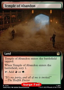 Temple of Abandon XWHO-1114 Rare Near Mint Englisch Foil