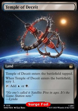 Temple of Deceit XWHO-1115 Rare Near Mint Englisch Foil