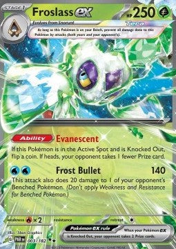 Frosdedje ex PAR-003 Double Rare Excellent Deutsch