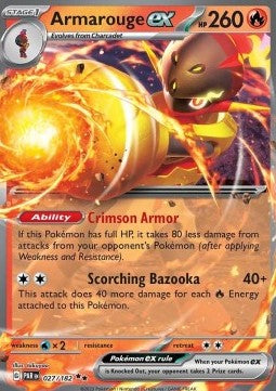 Armarouge ex PAR-027 Double Rare Near Mint Englisch