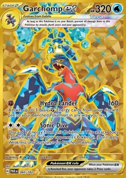 Garchomp ex PAR-260 Secret Rare Near Mint Englisch