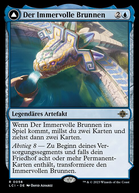 Der Immervolle Brunnen // Die Mannigfaltigen Becken LCI-56 Near Mint Deutsch Foil